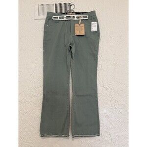 Democracy Ab Solution High Rise Cropped Itty Bitty Flare Jeans SZ 10 New